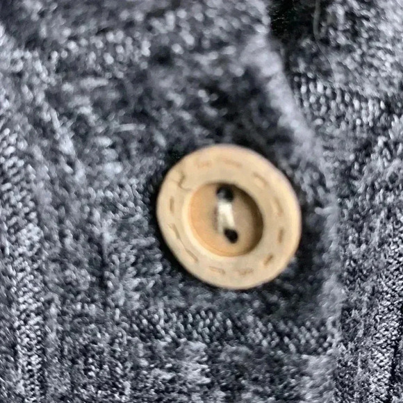 Classic Long Cardigan w  Buttons Pockets Medium Weight Stretchy - Picture 4 of 6